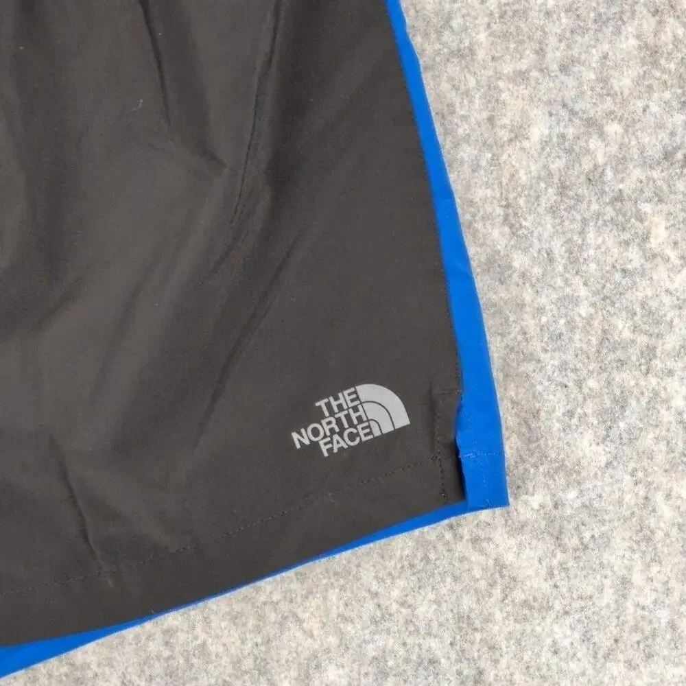 The North Face Shorts Mens Medium Black Colorblock Flight Series Running Lined